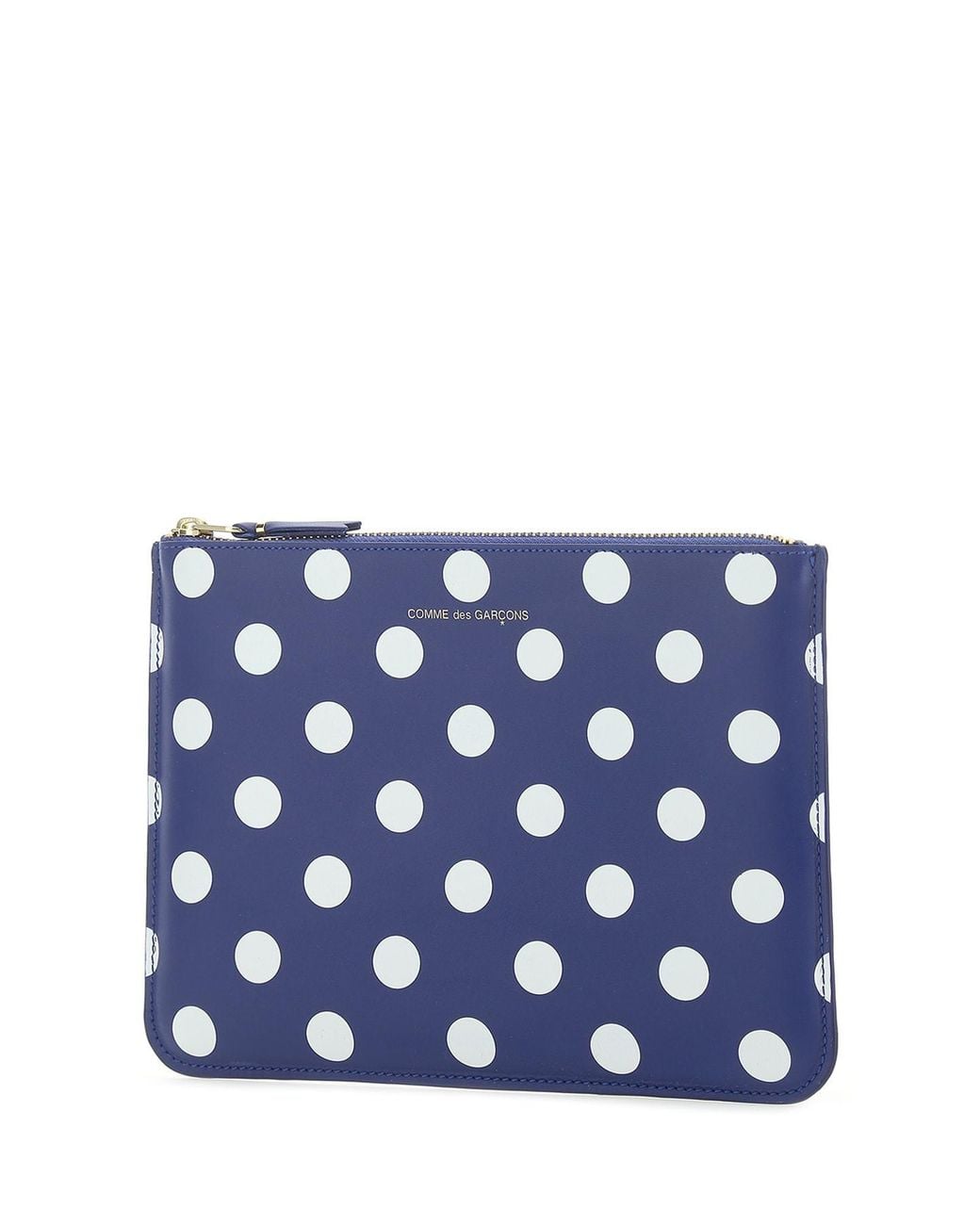 Comme des Garçons Blue Comme Des Garçons Wallet Polka Dot Clutch Bag for men