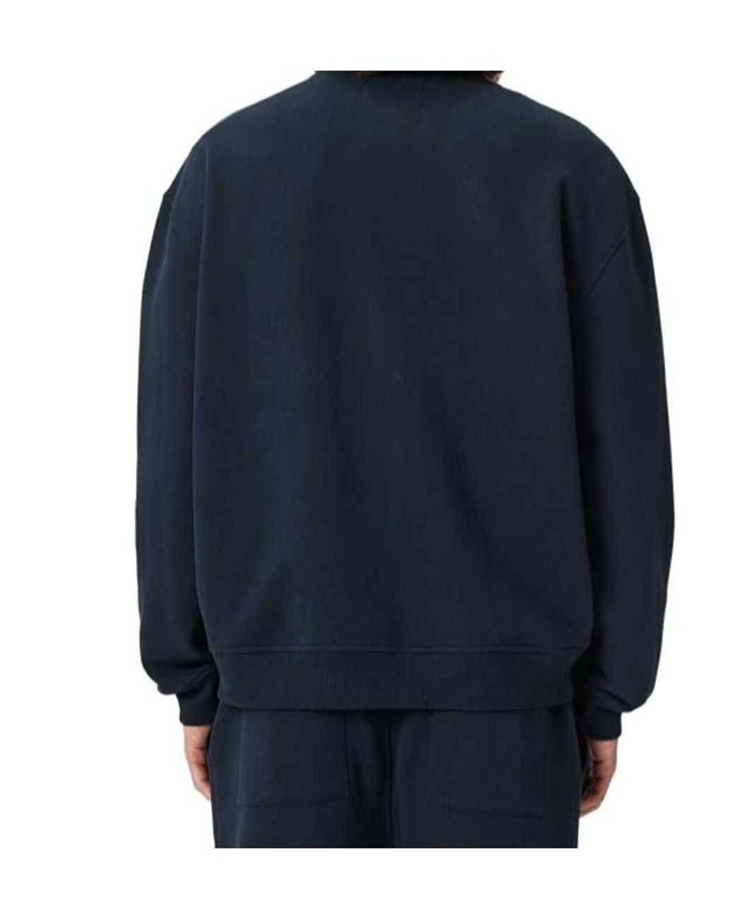 AllSaints Blue Asher Logo Sweatshirt for men