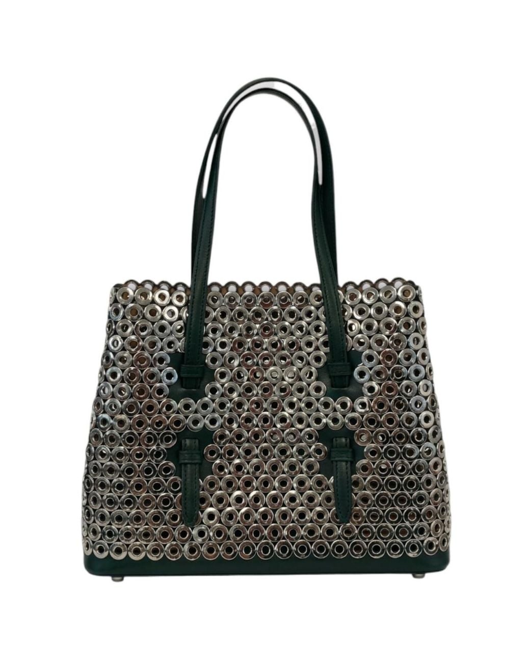 Alaïa Black Metal Studded Bag