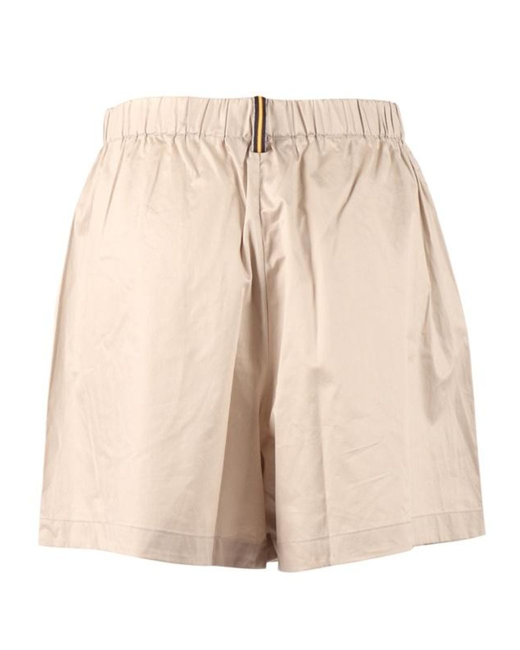 K-Way White Cotton Shorts