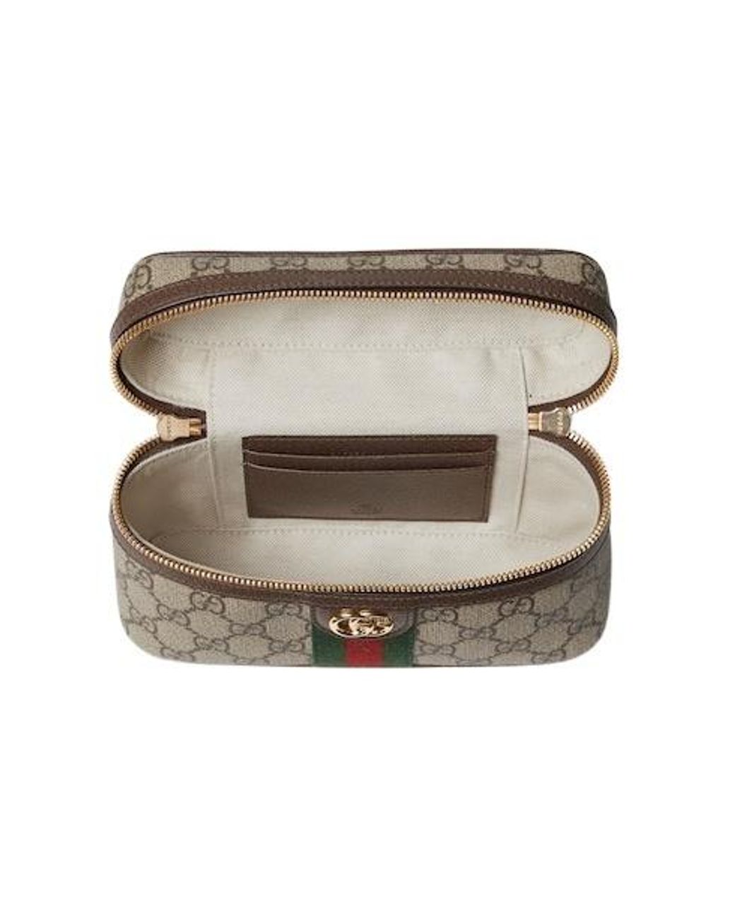 Gucci Brown Ophidia Super Mini Shoulder Bag