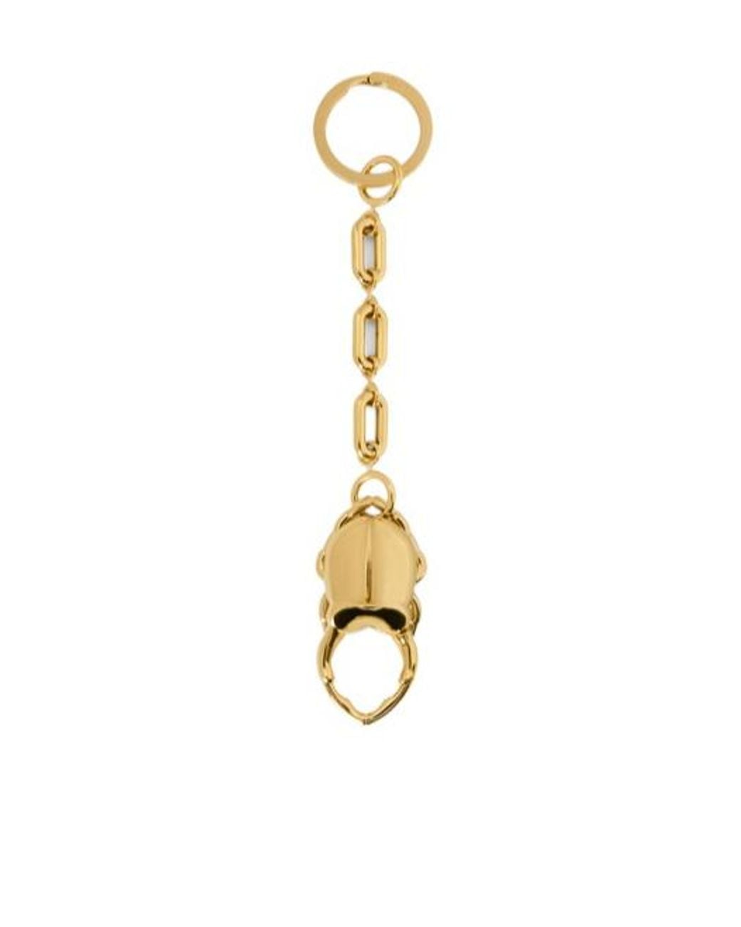 Loewe Metallic Scarab Bag Charm