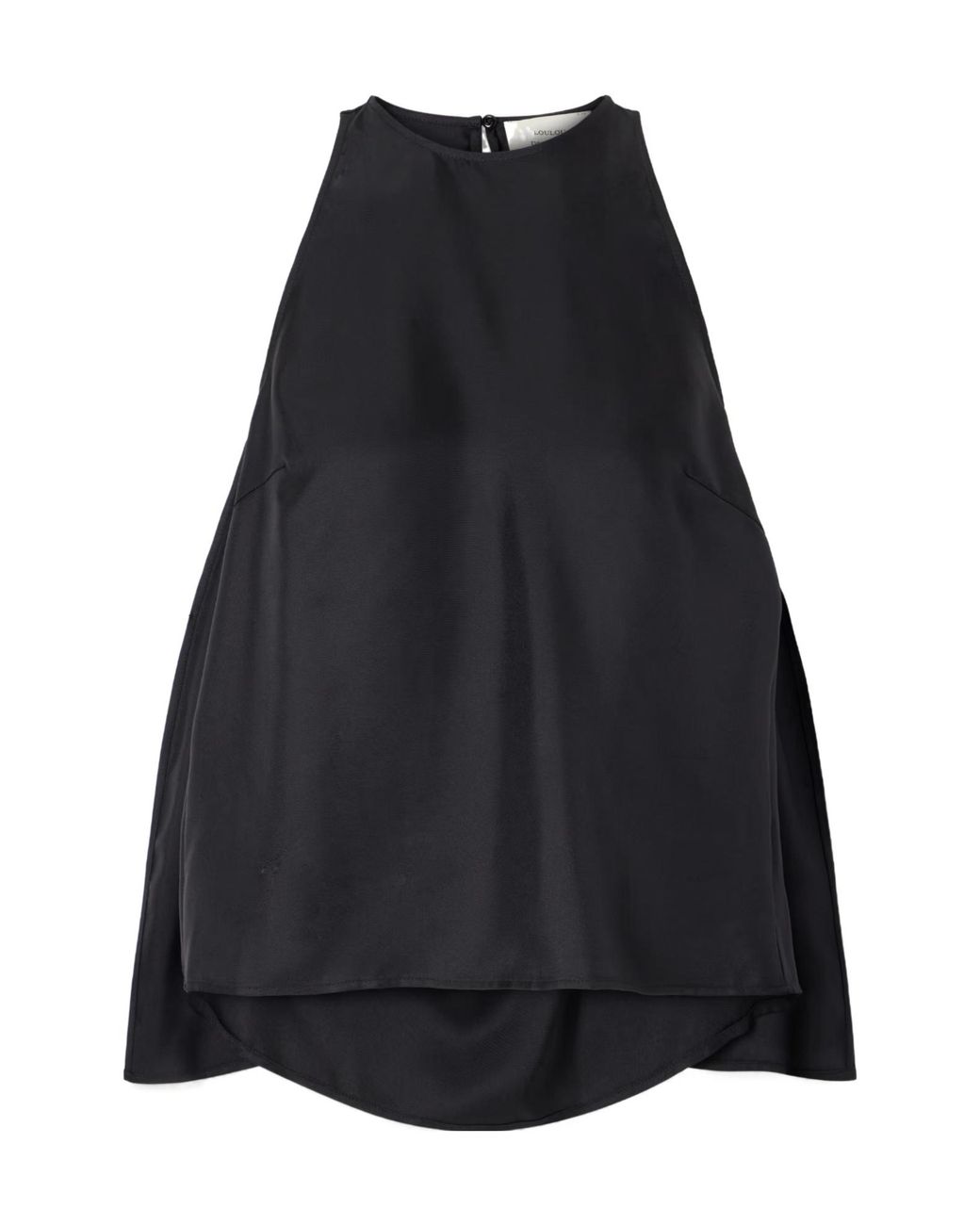 Loulou de Saison Black Cami Silk Top