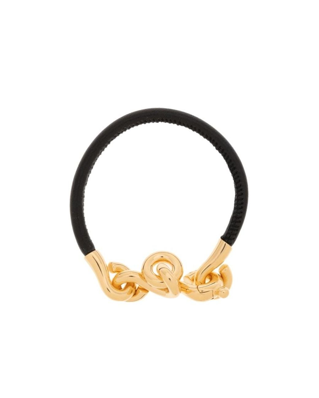 Bottega Veneta Metallic Knot Bracelet