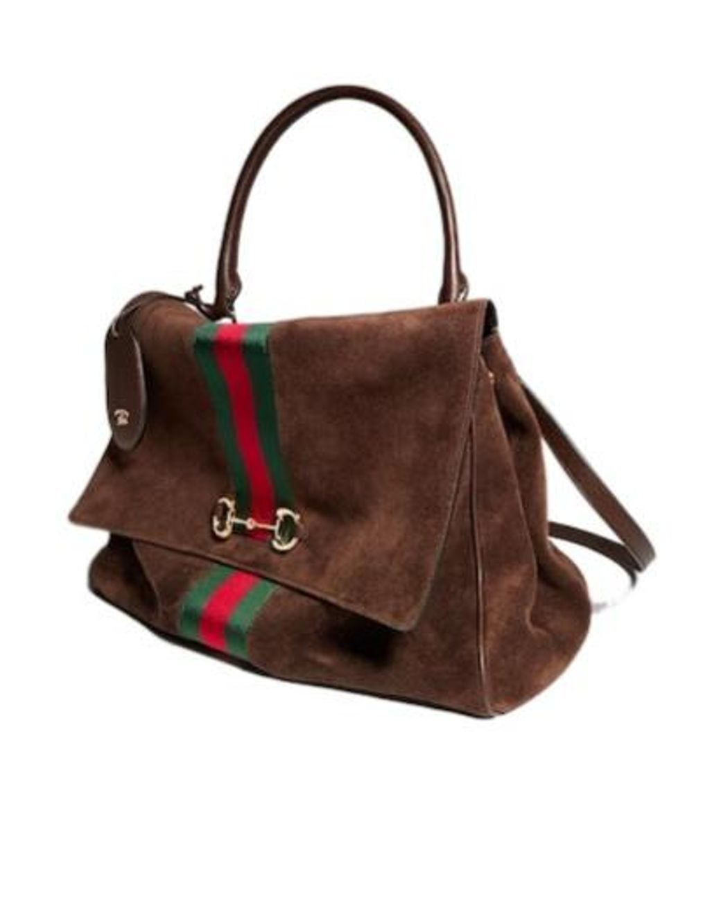 Gucci Brown Paparazzo Large Top Handle Bag