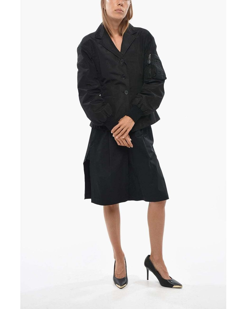 Dior Black Fitted Jacket With Integrated Bustier