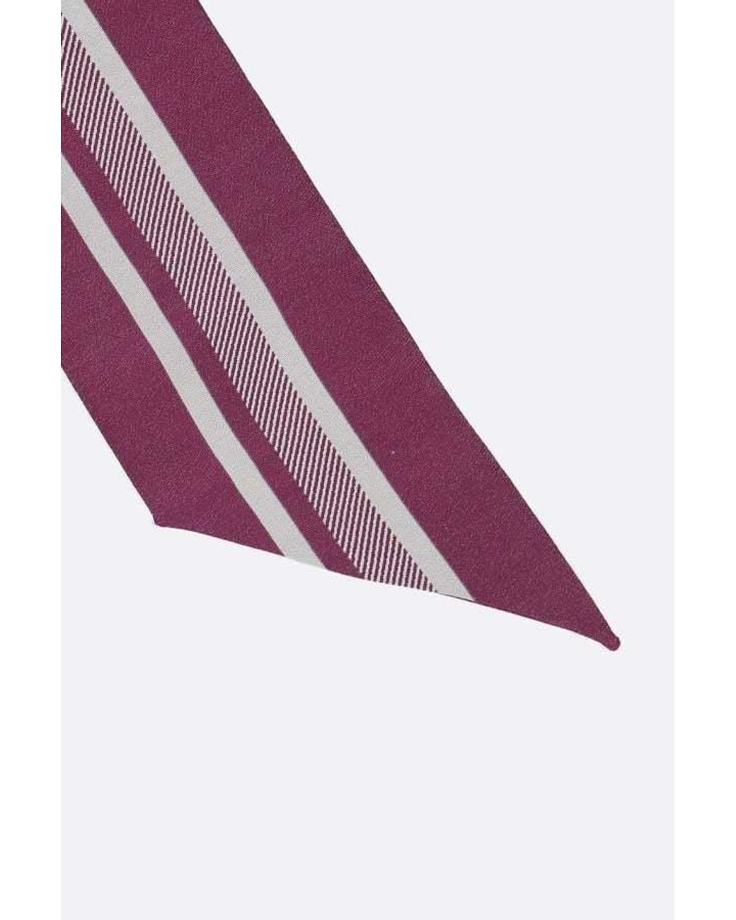Prada Red Pattern-Printed Scarf