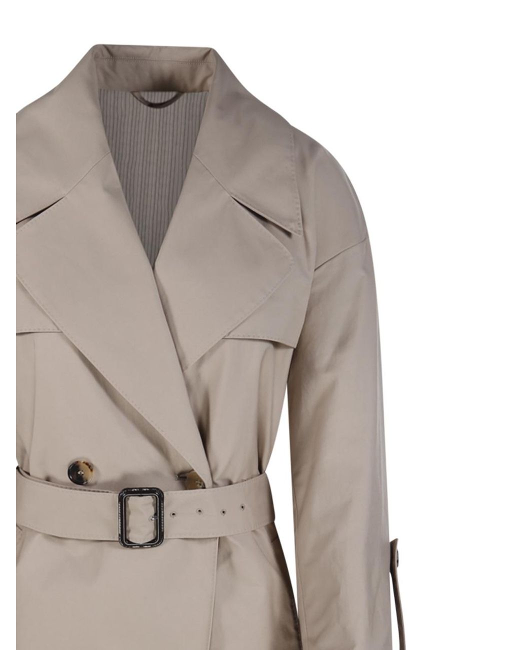 Max Mara Gray The Cube Amour Belted Coat
