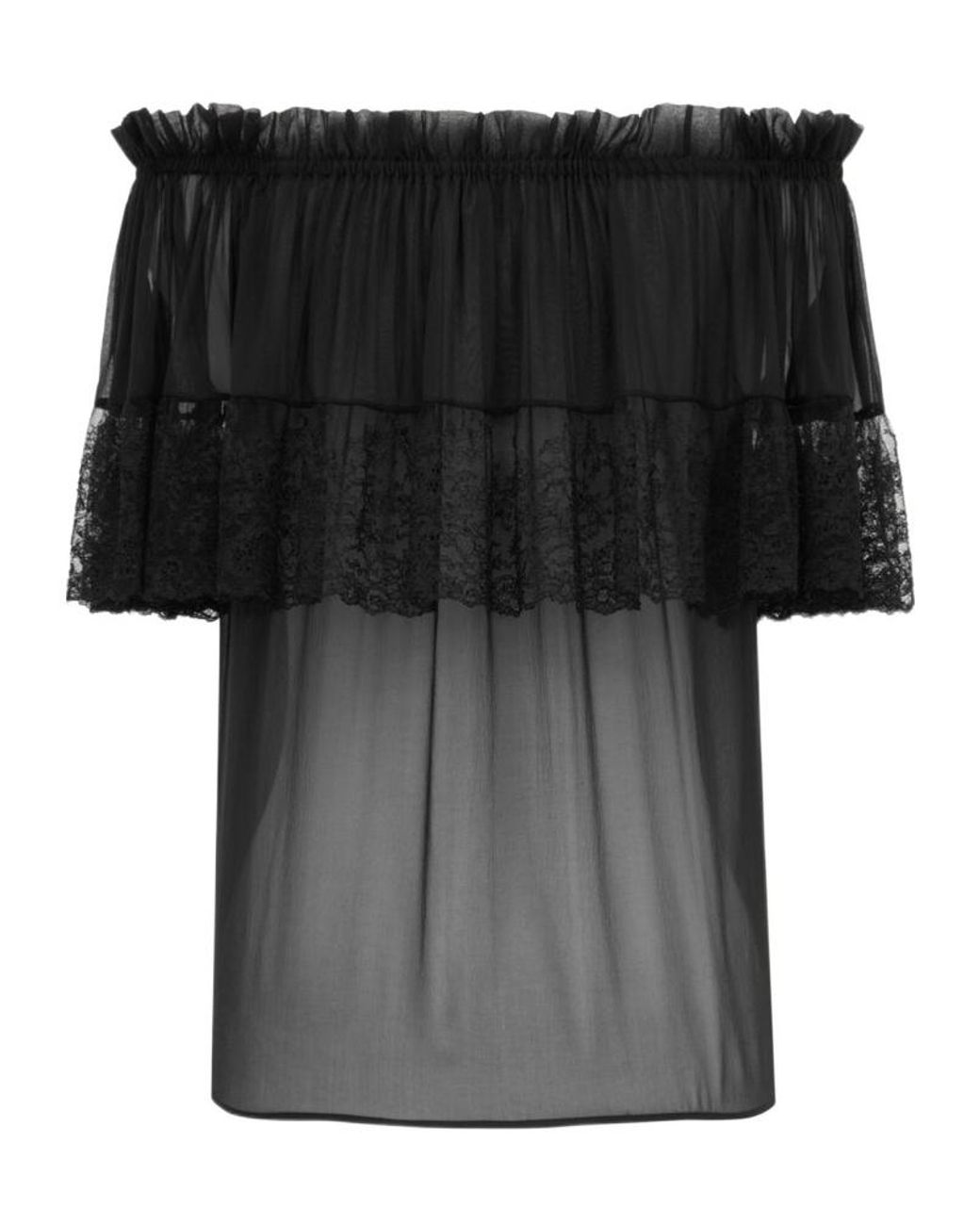 Saint Laurent Black Blouse