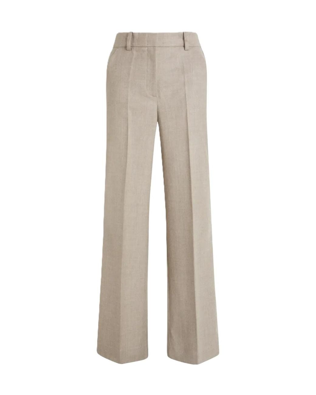 P.A.R.O.S.H. Gray Casual Trousers With Belt Loops