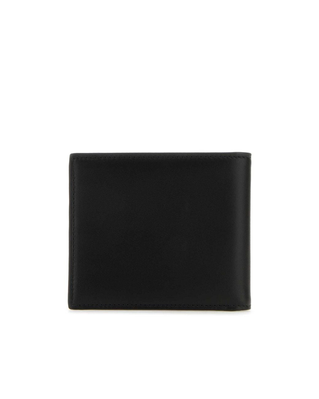 Dolce & Gabbana Black Logo Embossed Bifold Wallet for men