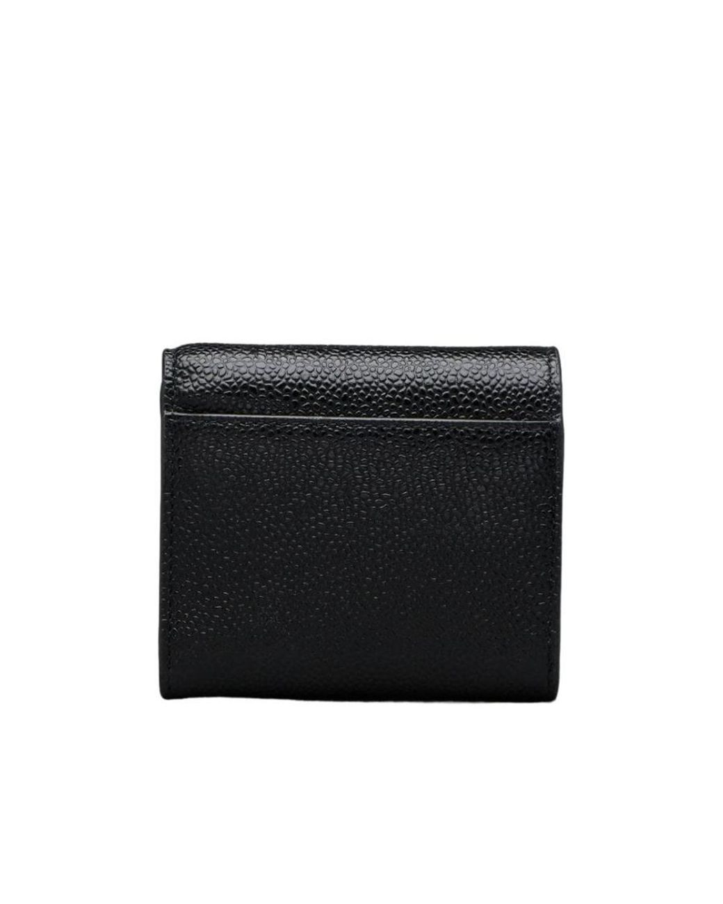Thom Browne Black Rwb Stripe Folded Wallet for men