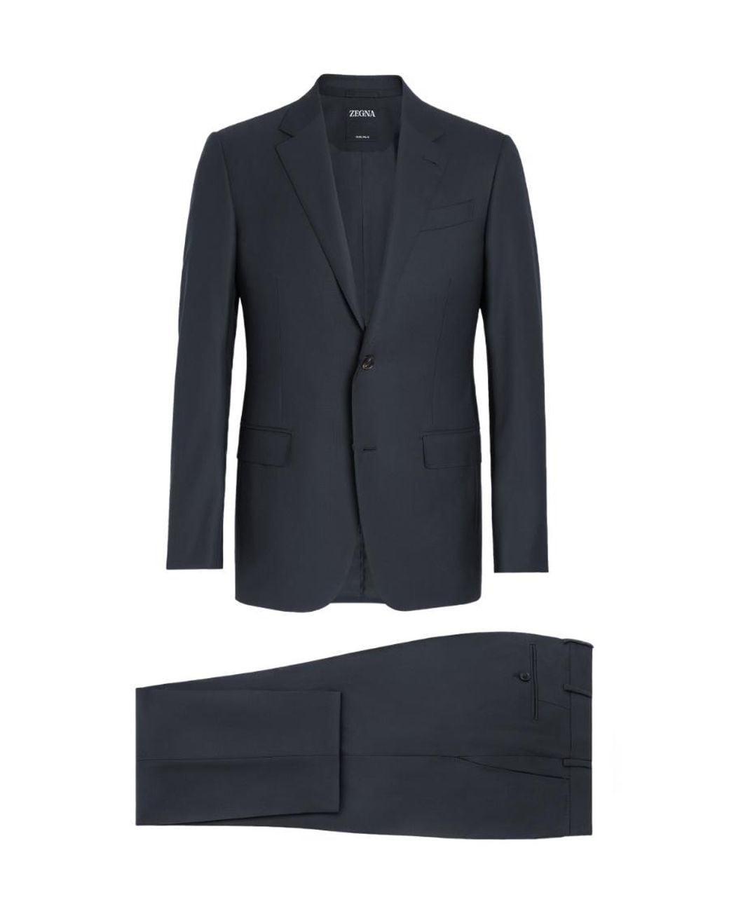 Zegna Blue 15Milmil15 Single-Breasted Suit for men