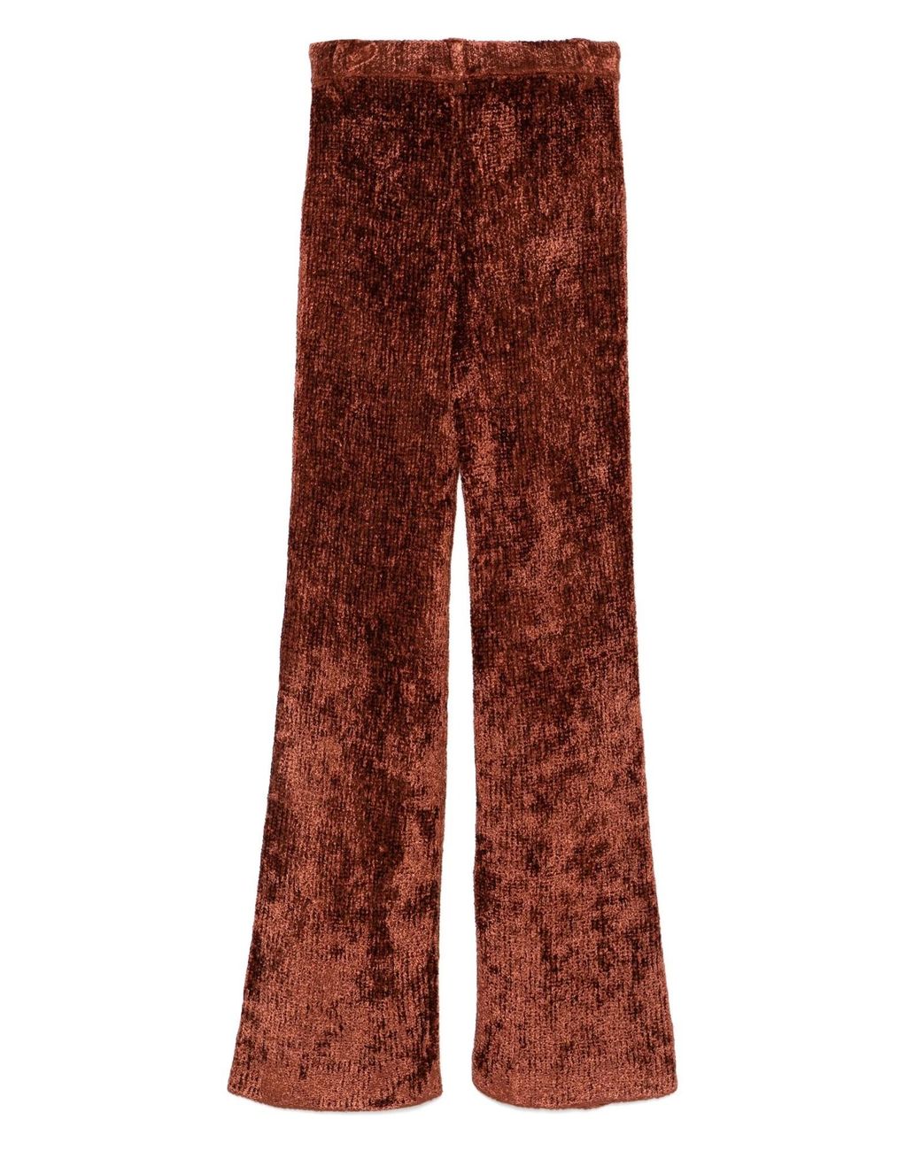 AYA MUSE Red Knitted Trousers