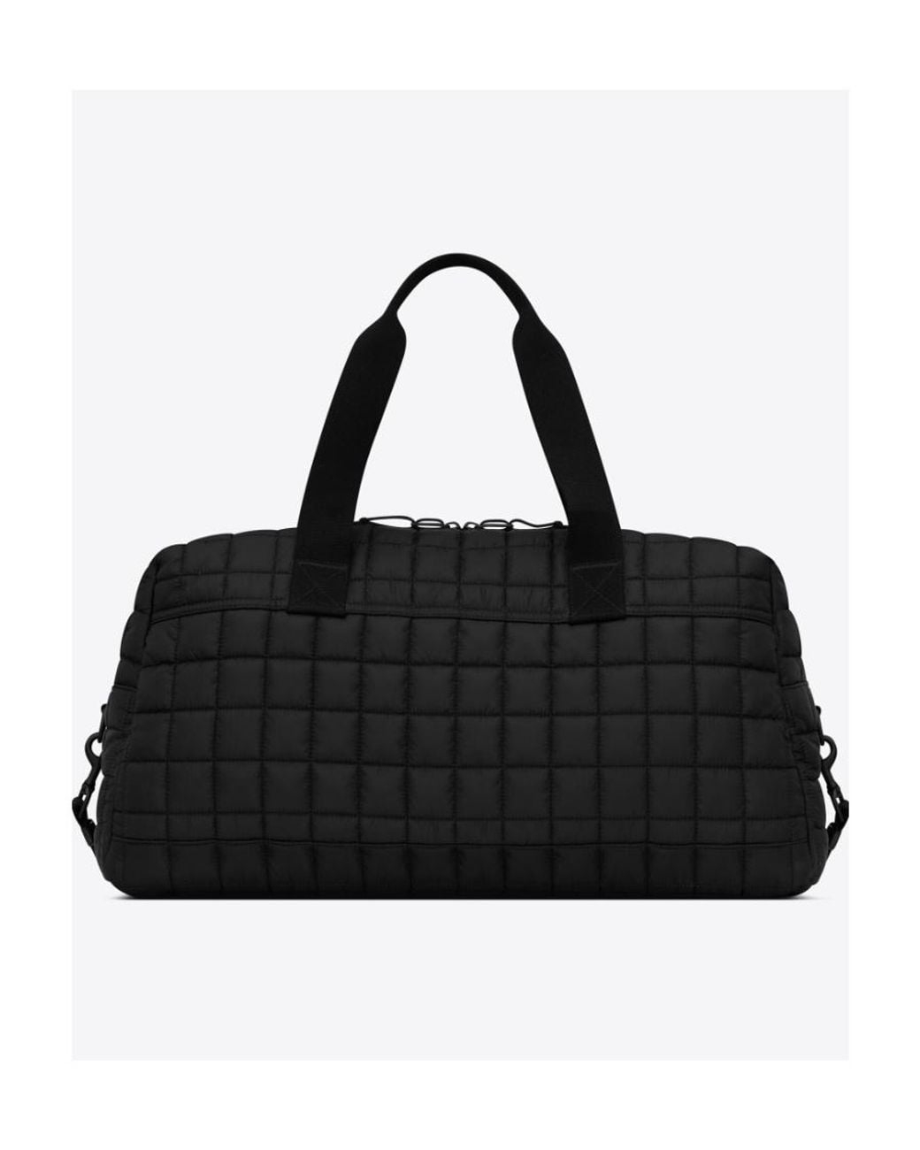 Saint Laurent Black Nuxx Quilted Duffle Bag for men