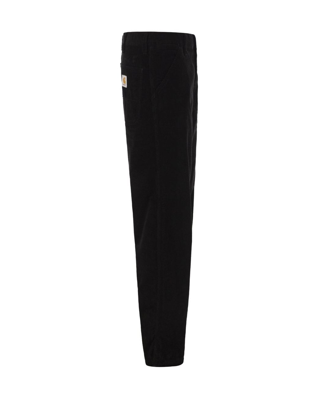 Carhartt Black Simple Corduroy Straight Pants for men