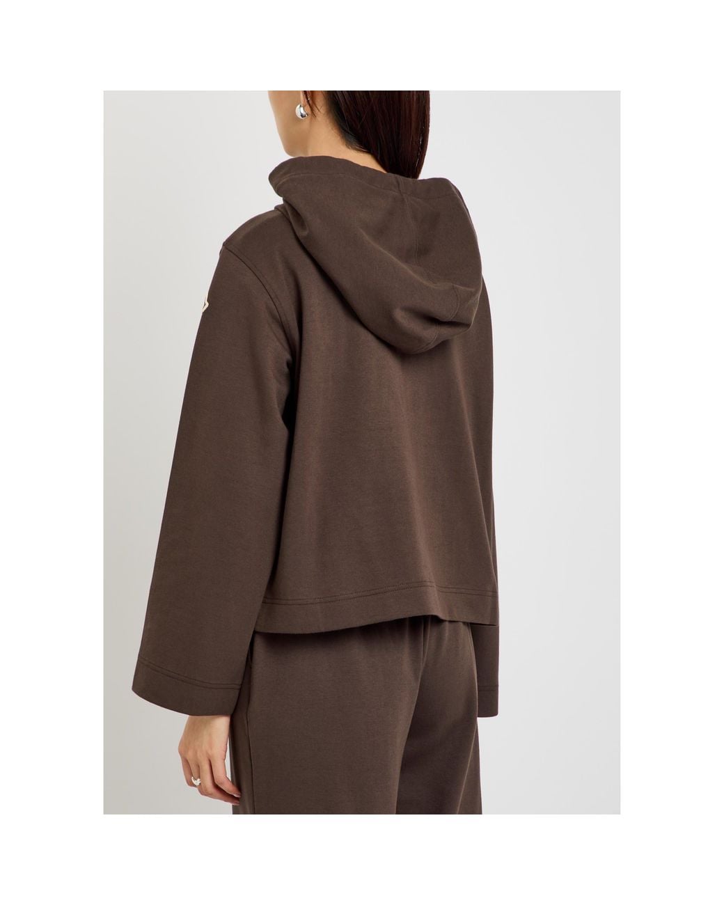 Moncler Brown Head Cotton Hoodie