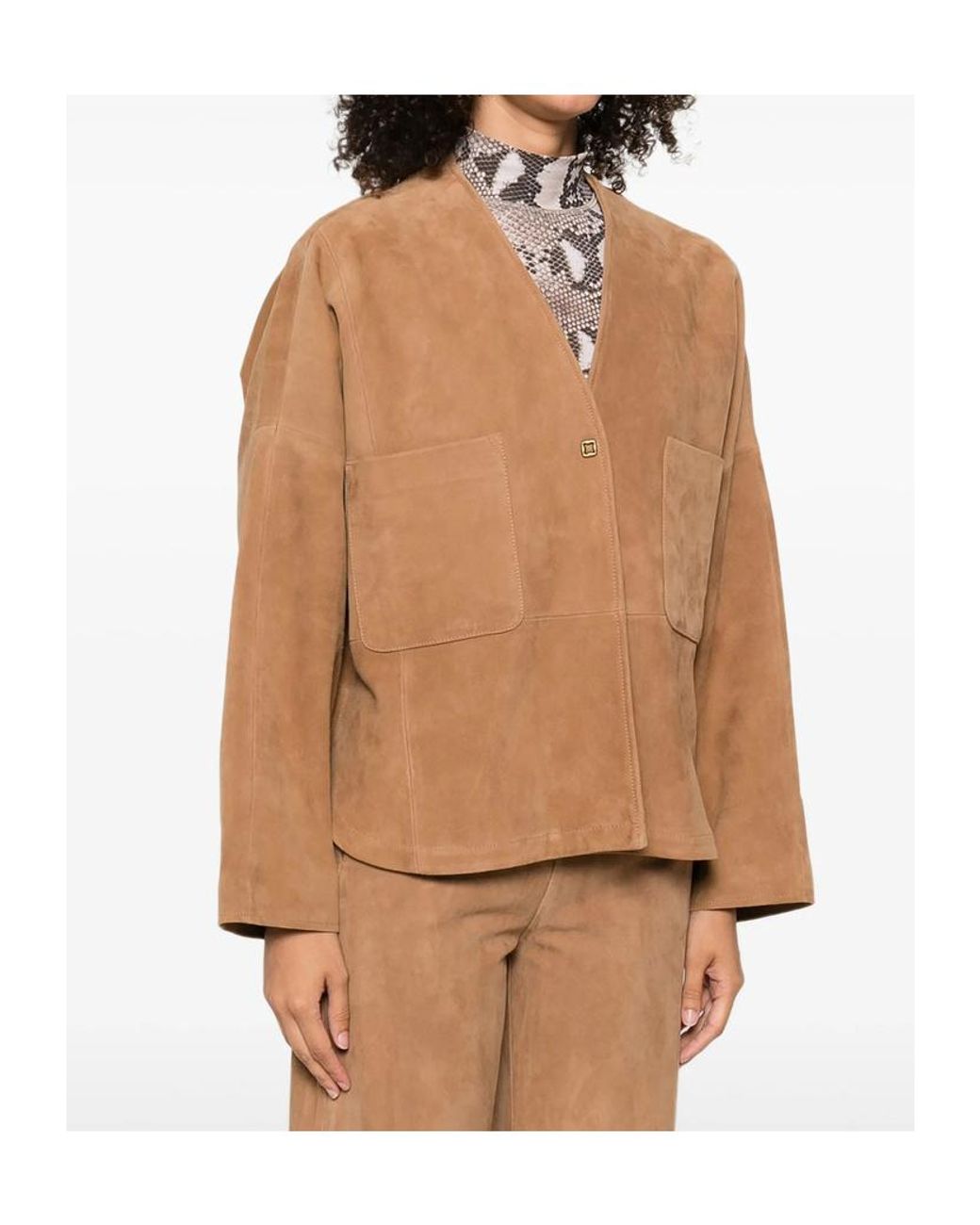 Forte_forte Natural Suede Jacket