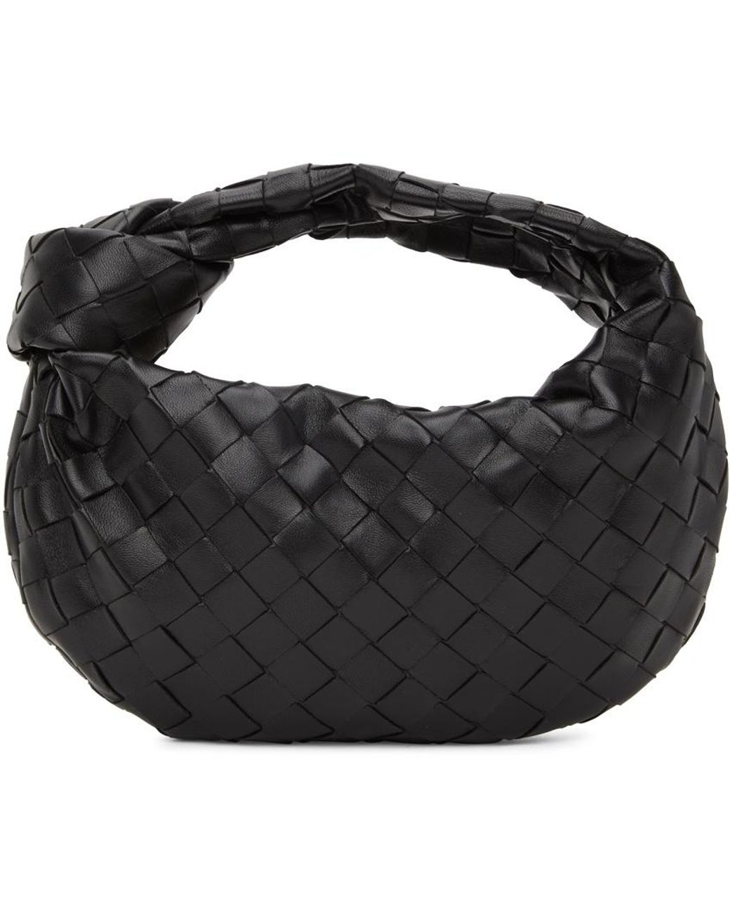 Bottega Veneta Black Jodie Mini Tote Bag