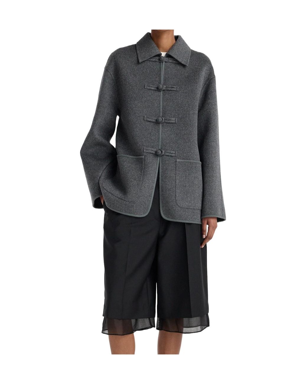 Rohe Blue Pankou Knot Short Coat
