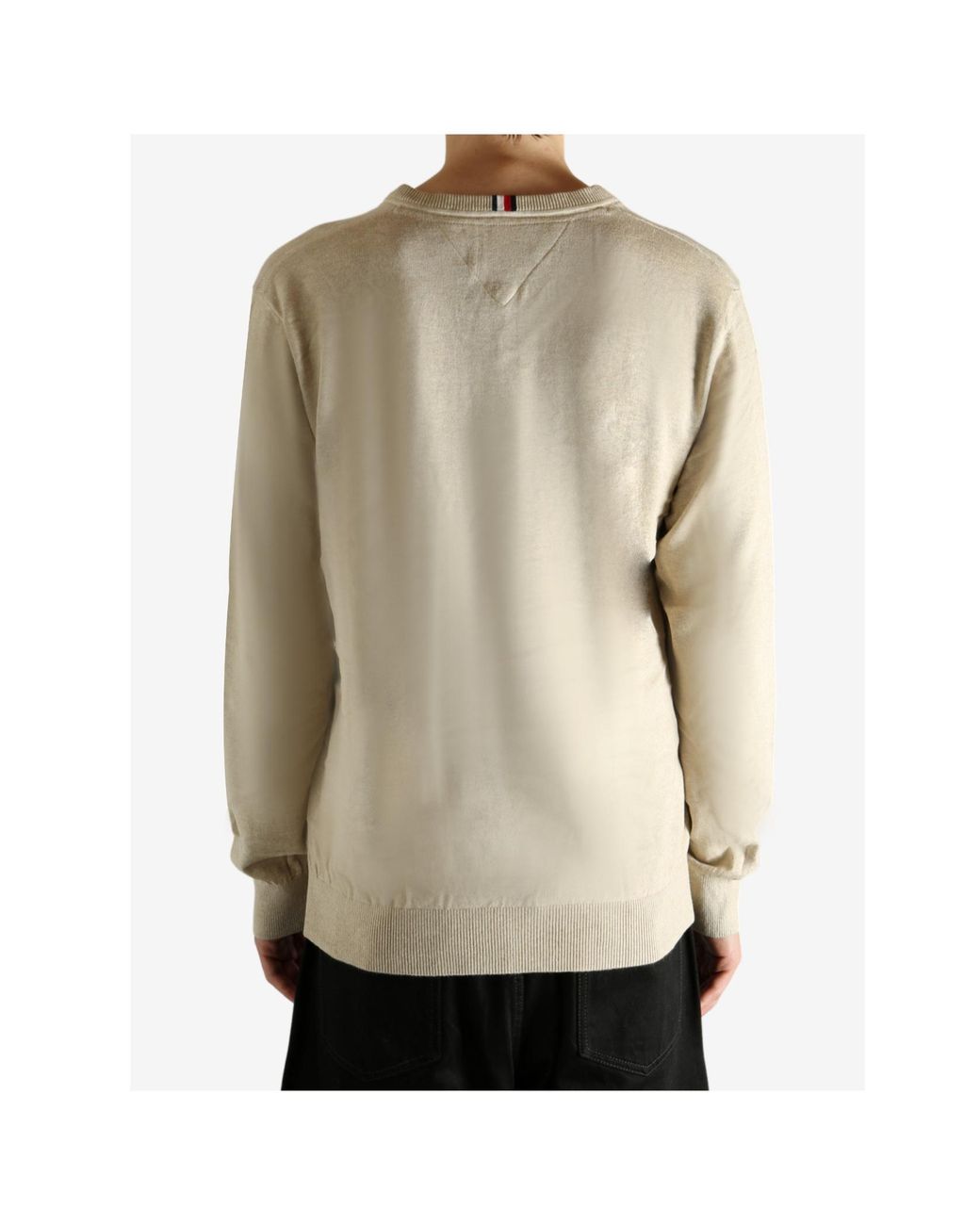 Tommy Hilfiger White Syracuse V-Neck Jumper for men