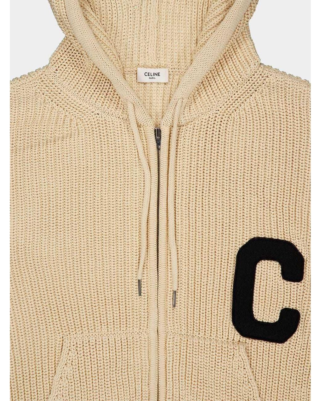 Céline Natural Long-Sleeved Sweater for men