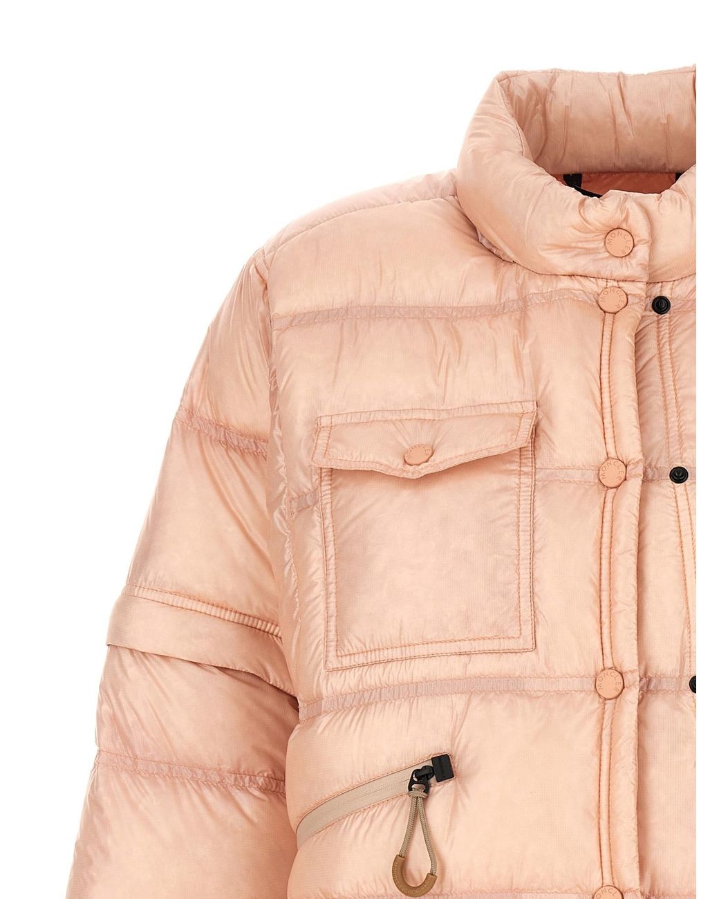 Moncler Natural Grenoble Mauduit Short Down Jacket