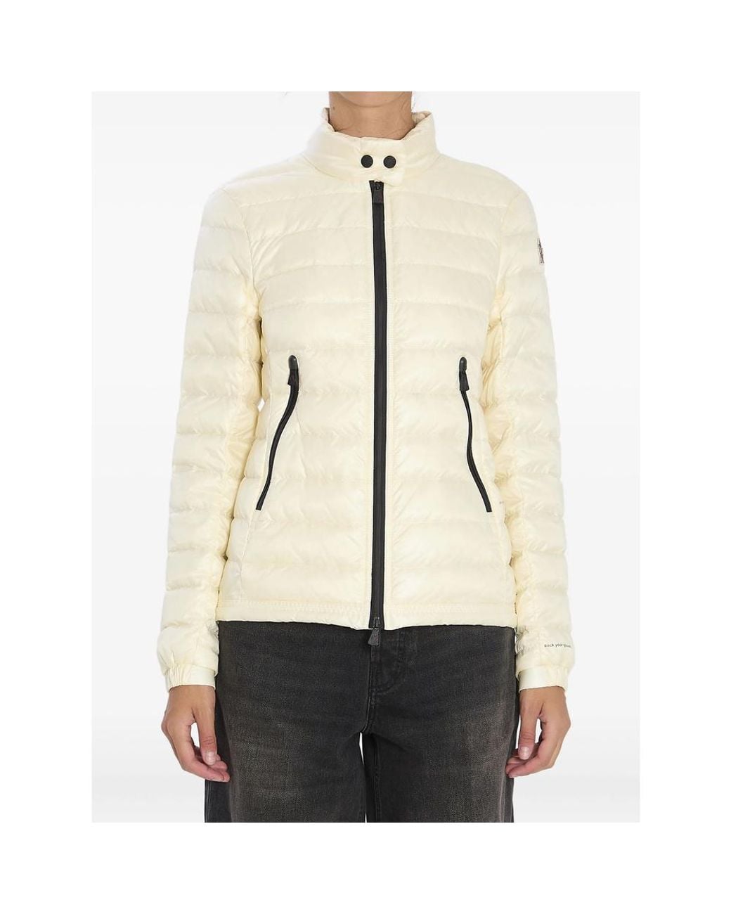 Moncler Natural Grenoble Walibi Packable Short Down Jacket