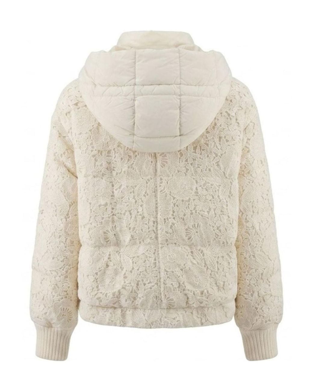 ERMANNO FIRENZE Natural Textured Hooded Jacket