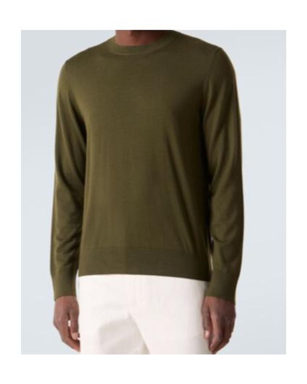 Gabriela Hearst Green Wool Sweater for men