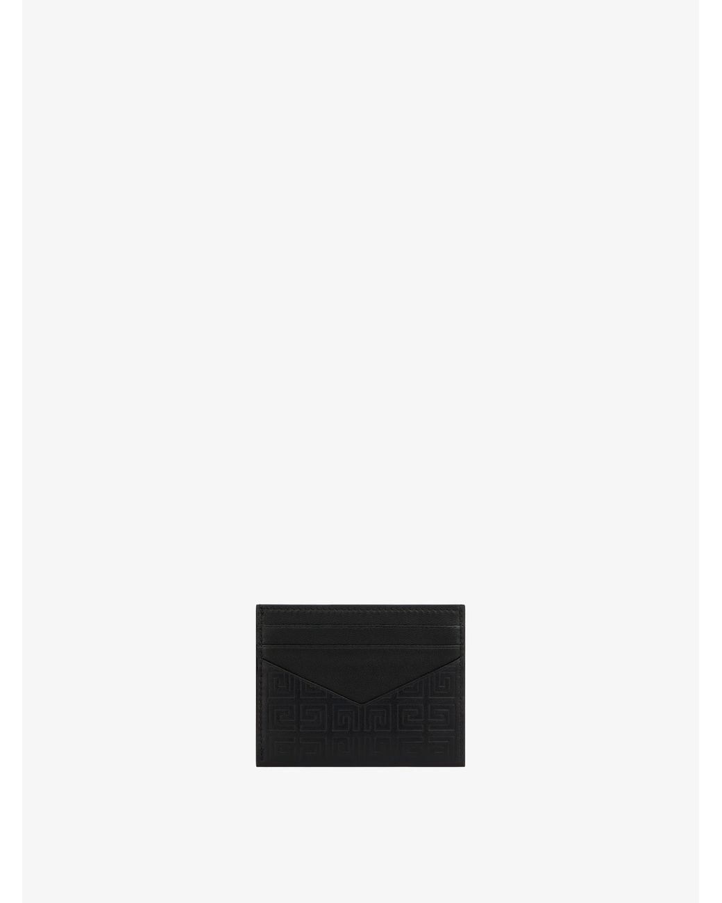 Givenchy Black Logo Printed Card Holder
