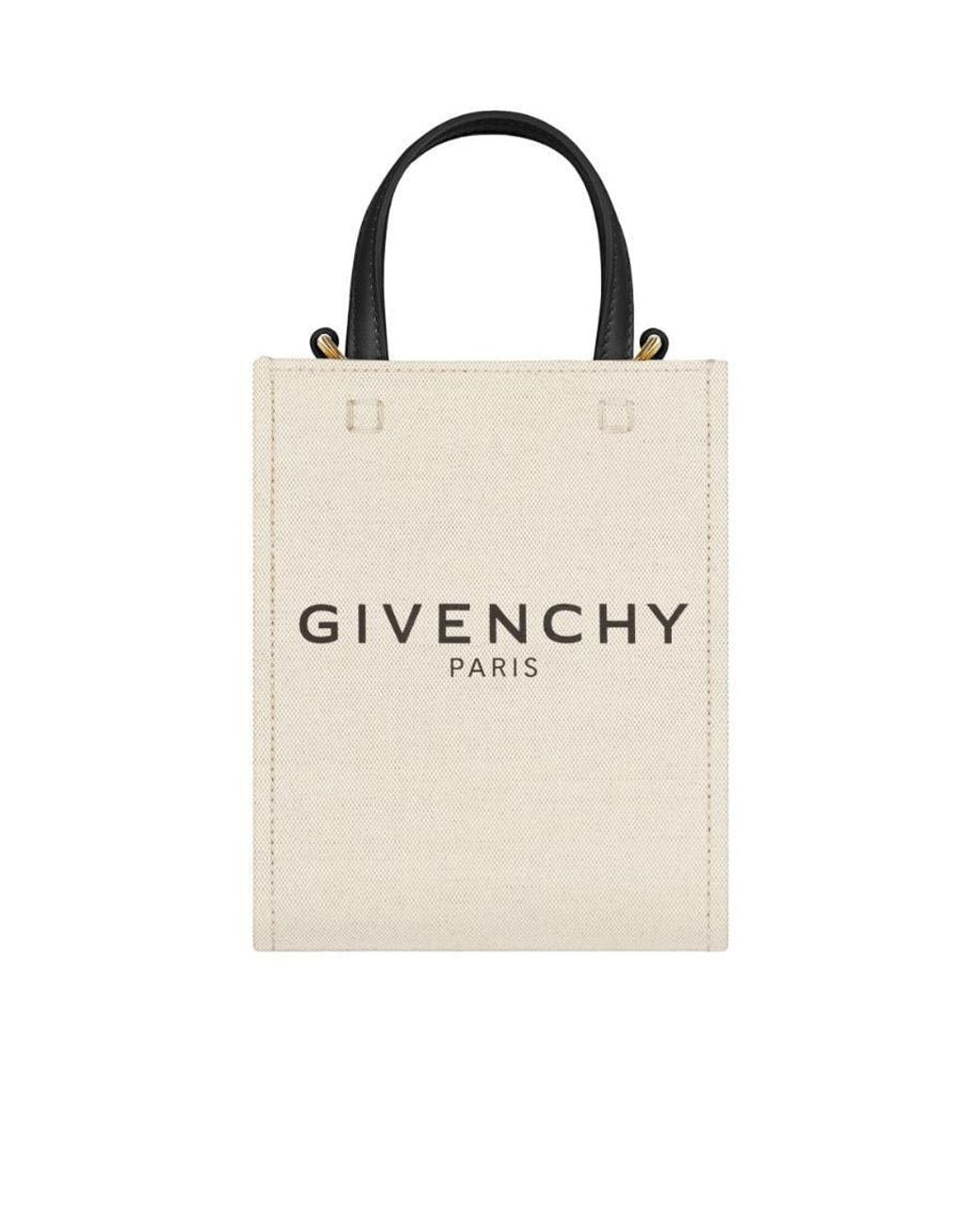 Givenchy Natural Mini G-Tote Shopping Bag