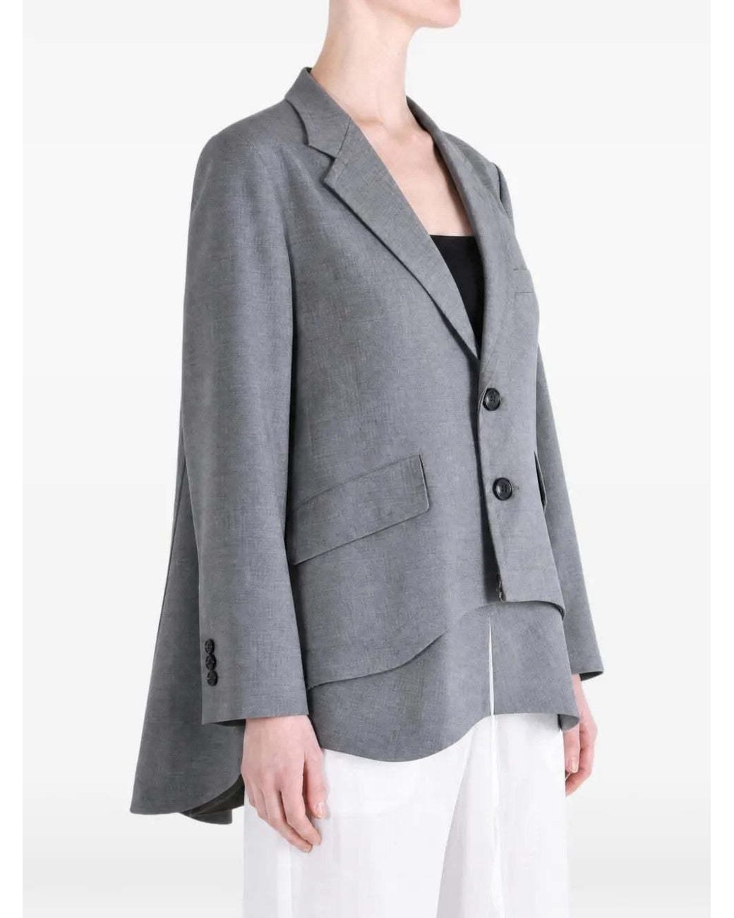 Comme des Garçons Gray Long-Sleeve Jacket