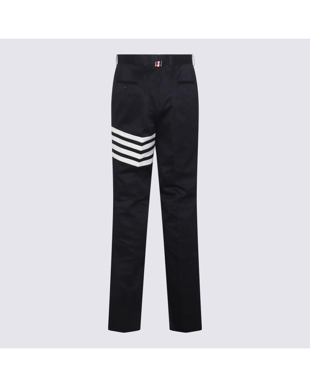 Thom Browne Blue Bar Chino Trousers for men
