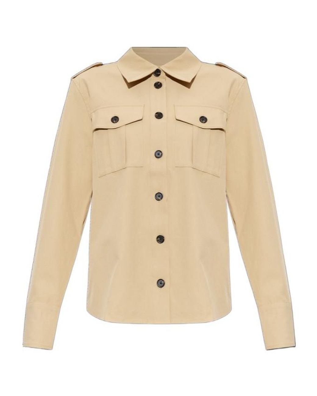 Utility Color Converse Baum und Pferdgarten Meva Utility Shirt in Natural | Lyst