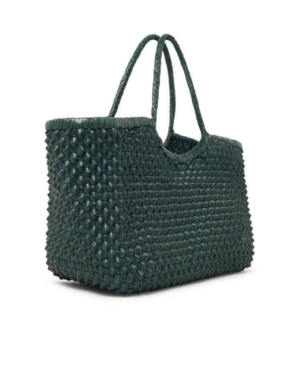 Dragon Diffusion Green Nantucket Woven Tote Bag