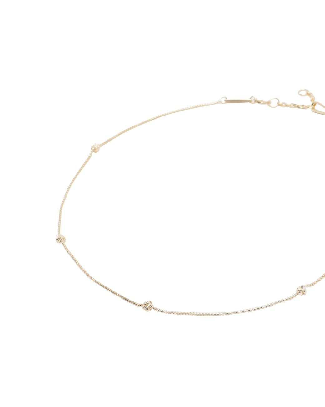Bottega Veneta White Bijoux Beaded Chain Necklace