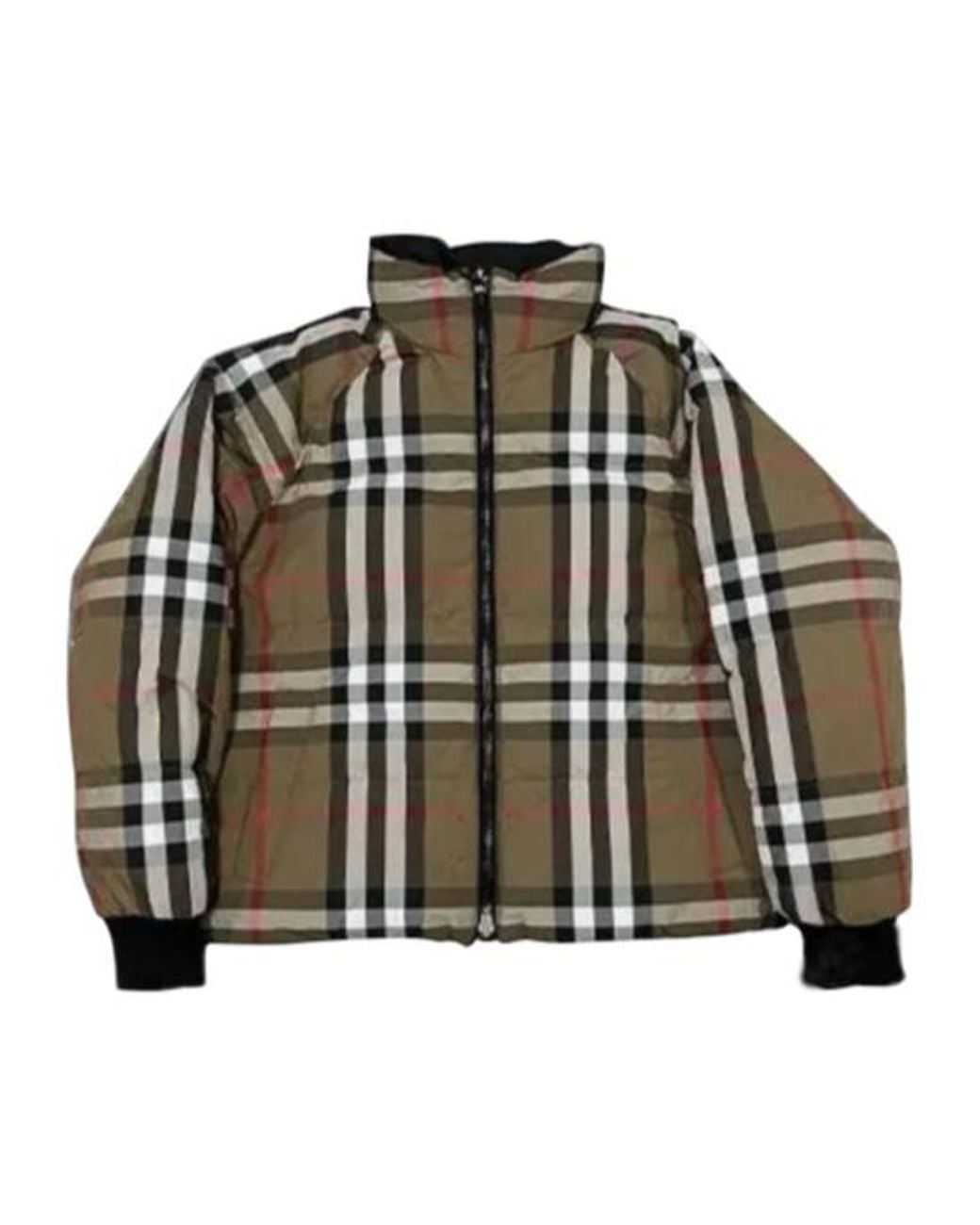 Burberry Green Reversible Nylon Puffer Jacket
