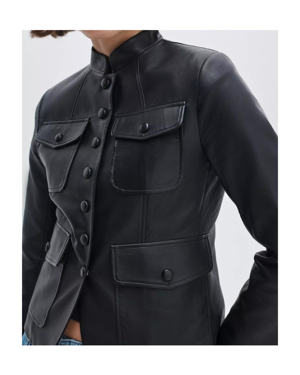 Rag & Bone Black Long-Sleeve Jacket
