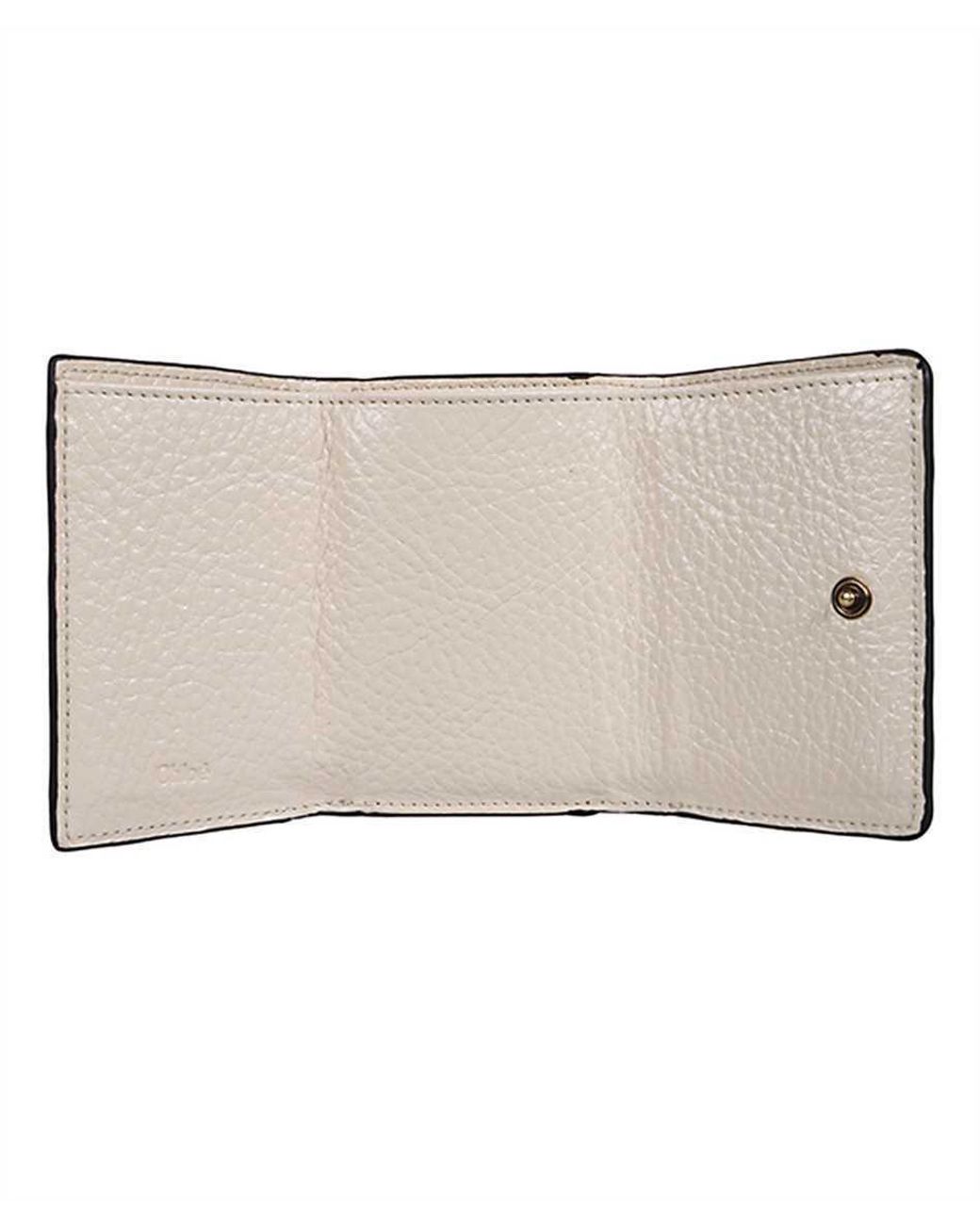 Chloé White Logo Wallet
