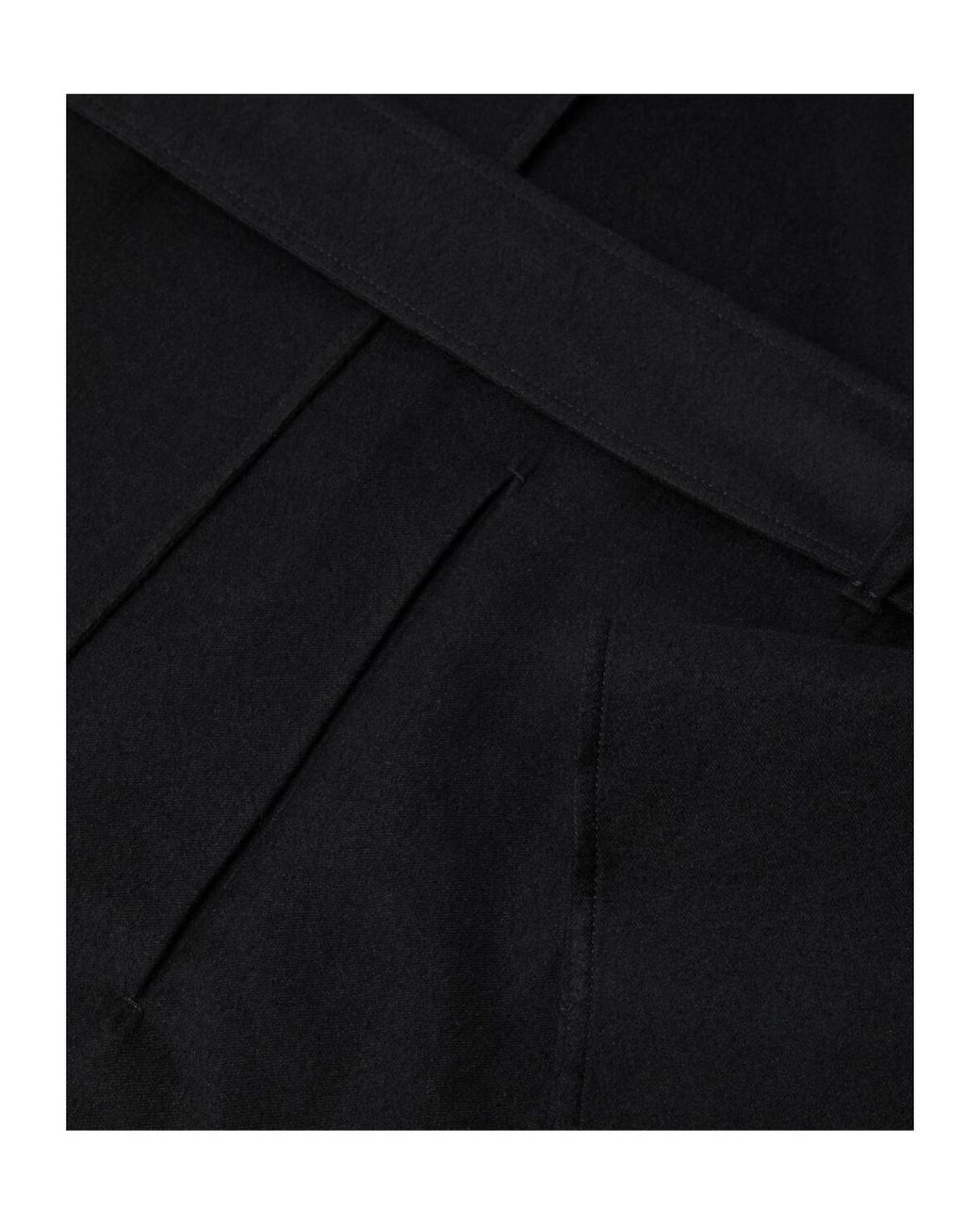 Loro Piana Black Dorian Royal Lightness Coat