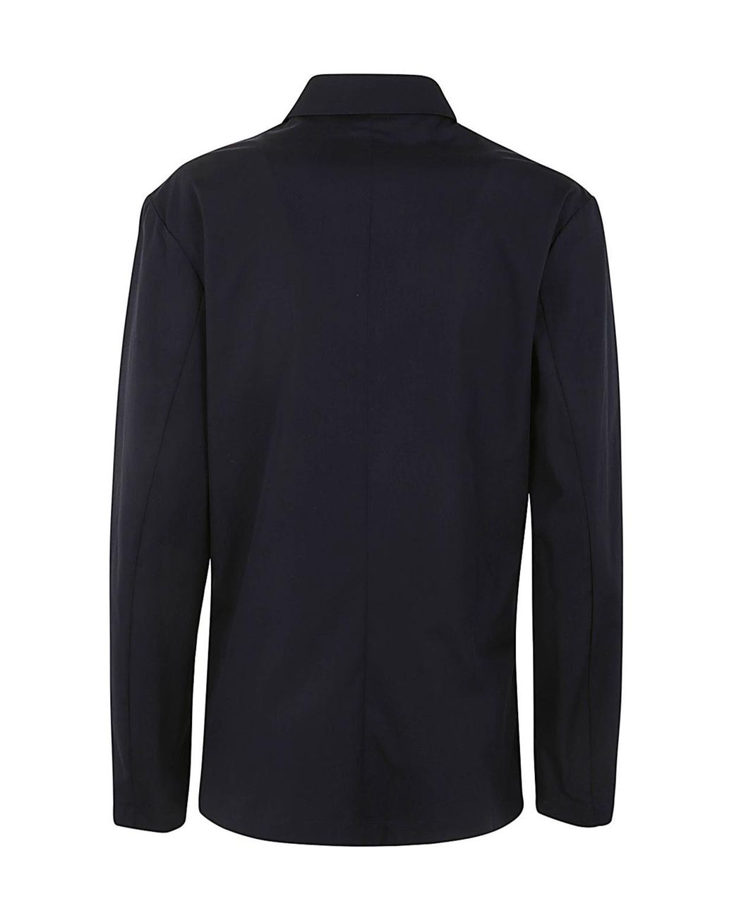 Dries Van Noten Blue Double-Breasted Long Sleeved Blazer