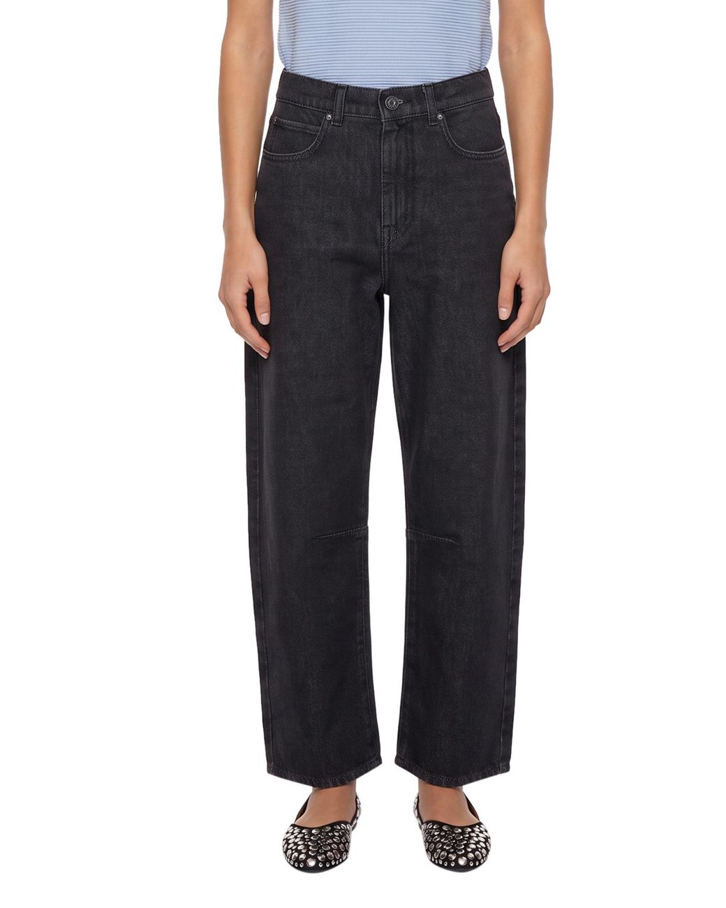 Weekend by Maxmara Black Wkdcaduca Wide-Leg Jeans