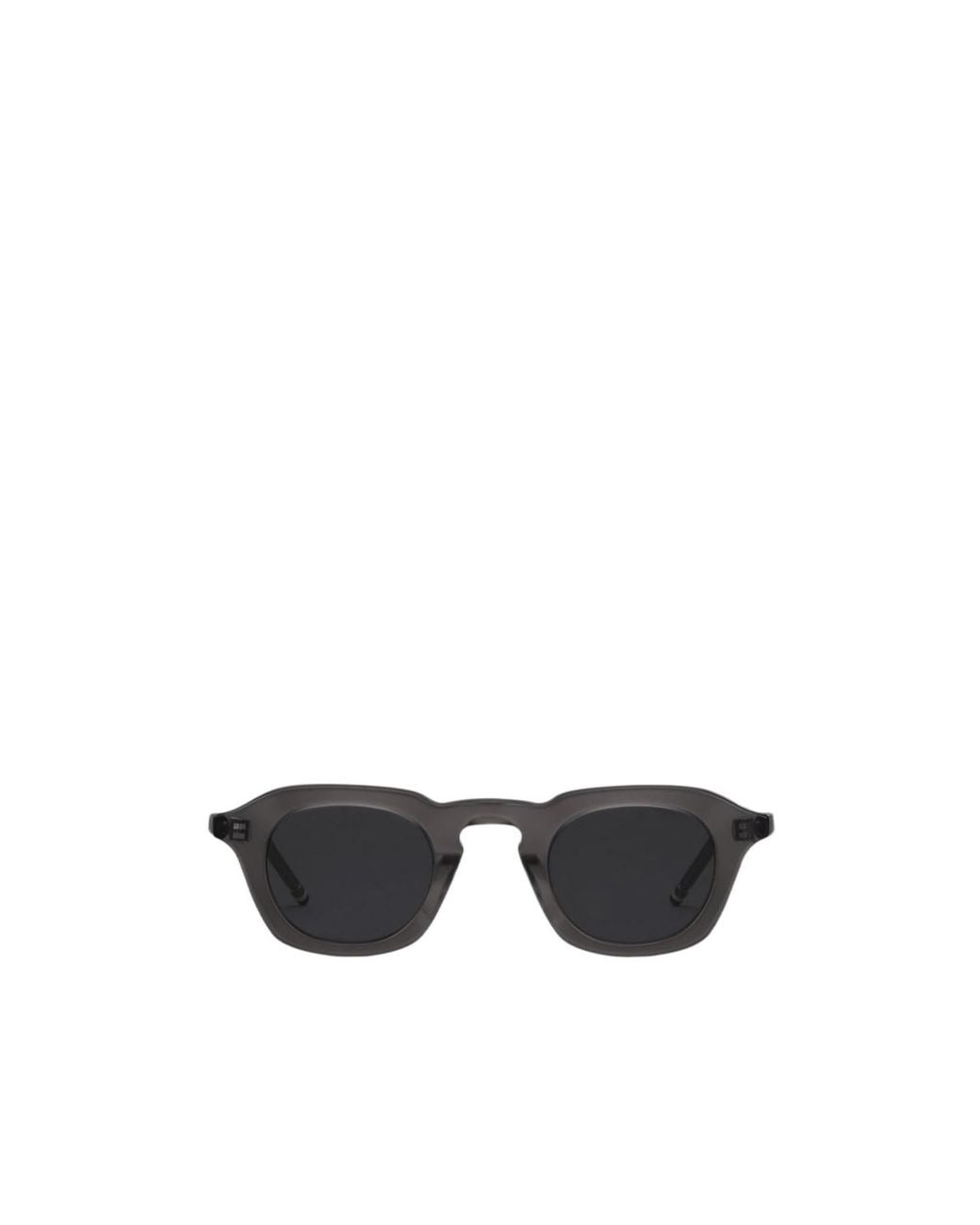 Thom Browne White Eyewear Oval Frame Sunglasses for men