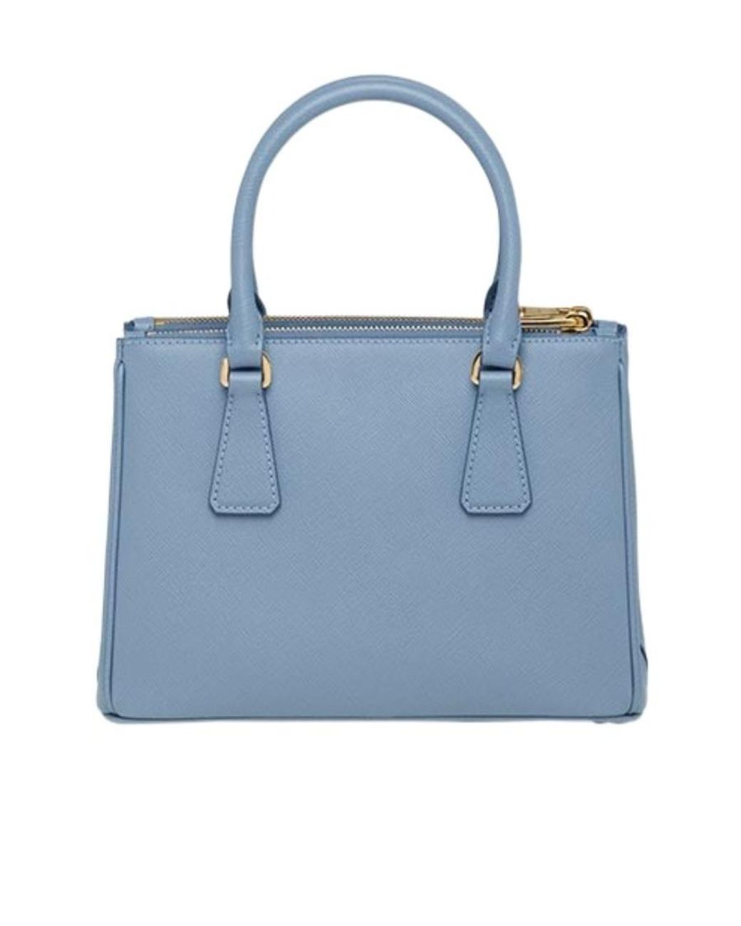 Prada Blue Galleria Saffiano Leather Small Bag