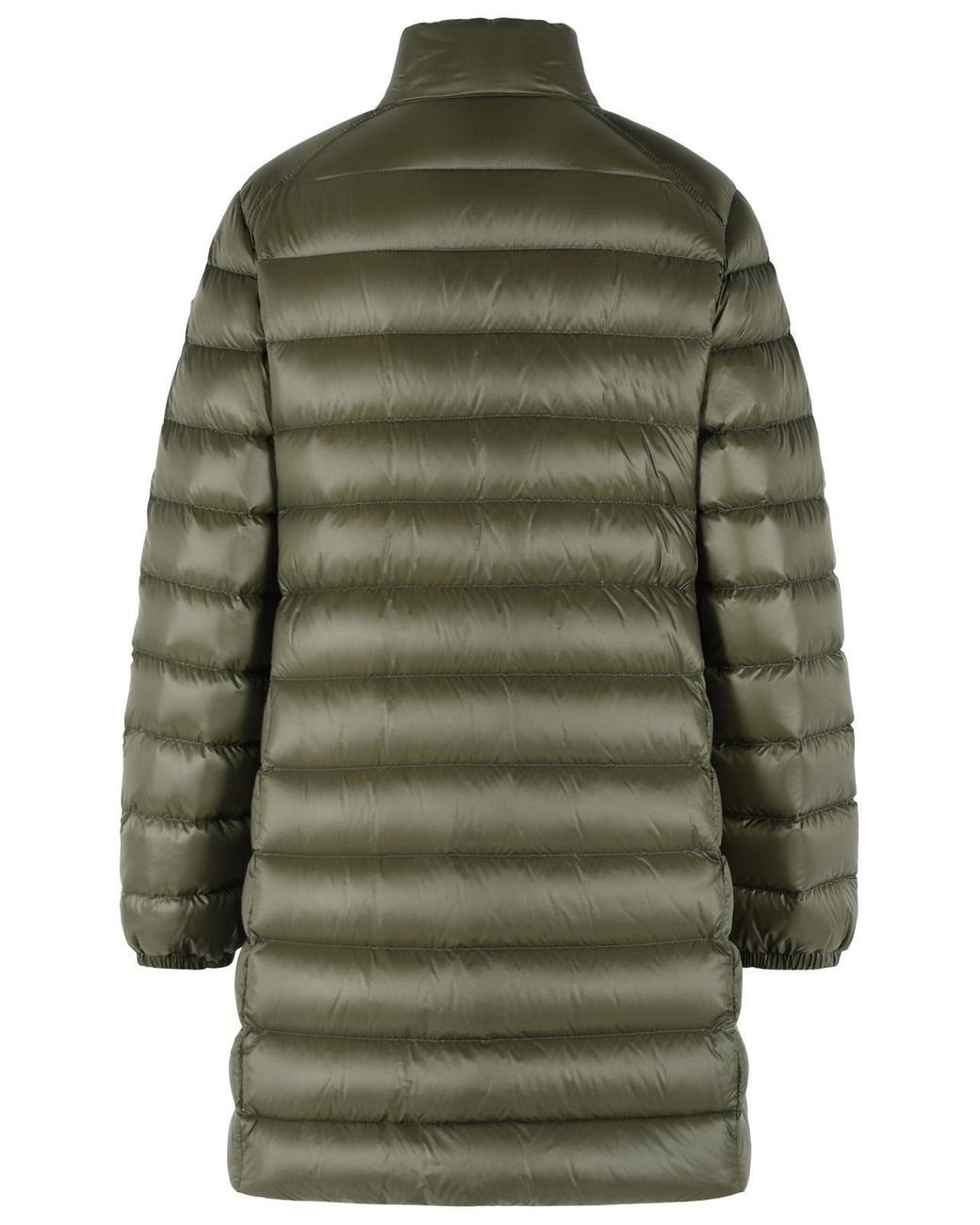 Moncler Green Slim Long Down Jacket