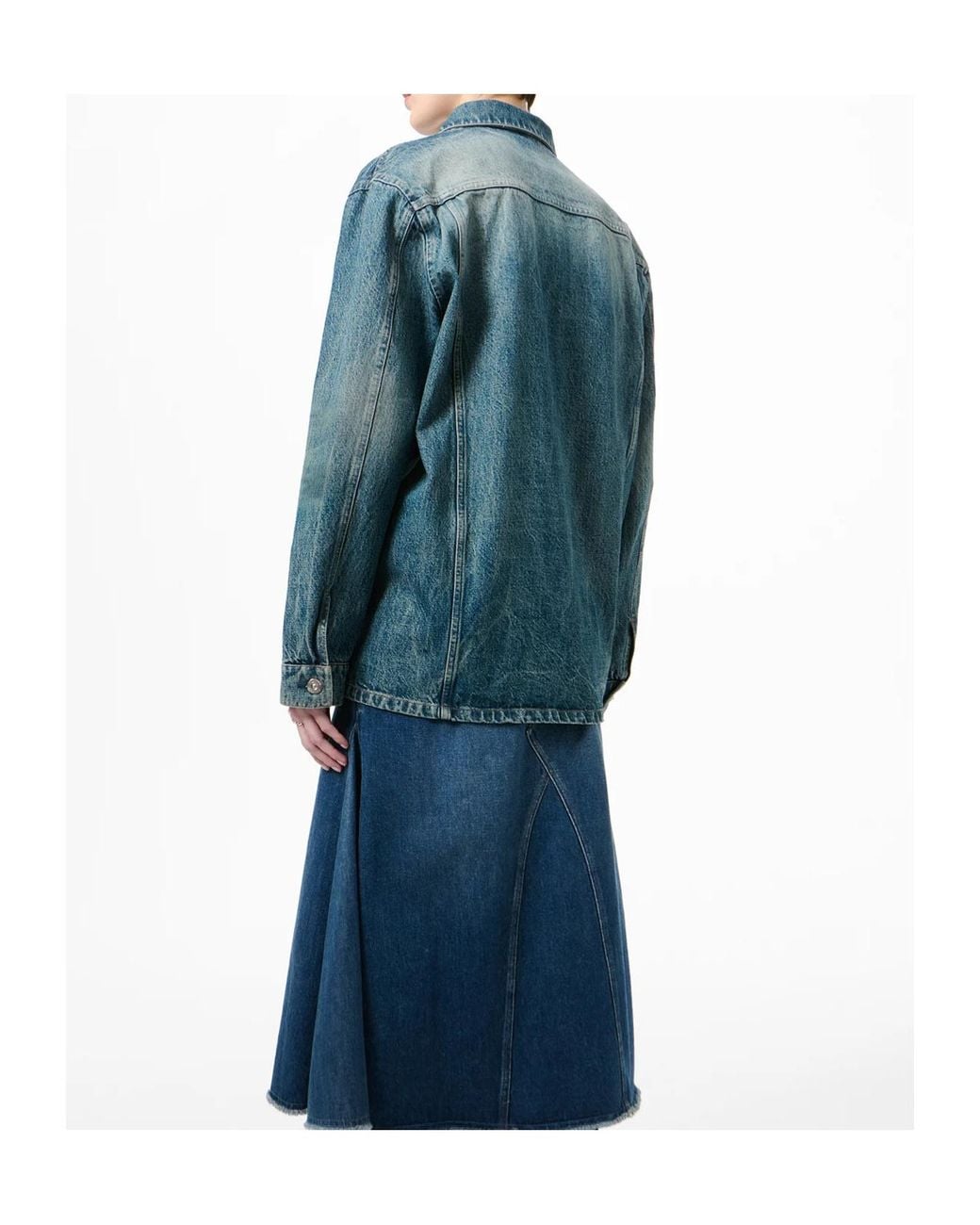 Our Legacy Blue Button-Front Denim Jacket