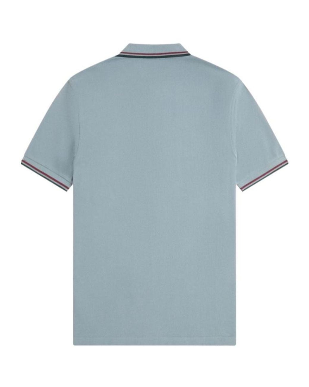 Fred Perry Blue Short-Sleeved Polo Shirt for men