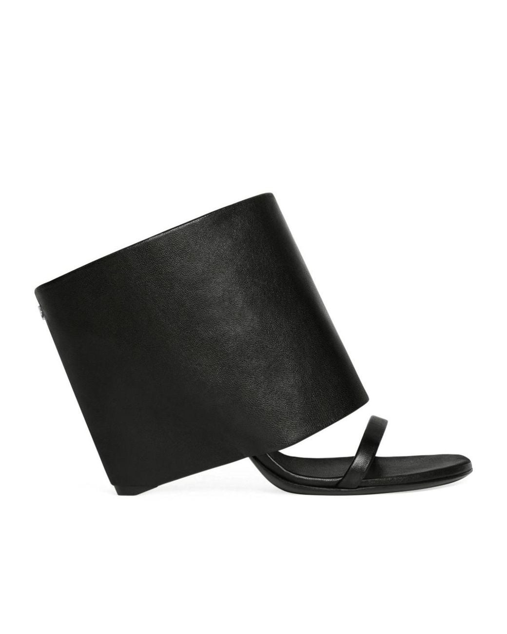 Courreges Black Courrèges Oblique Wedged Mules