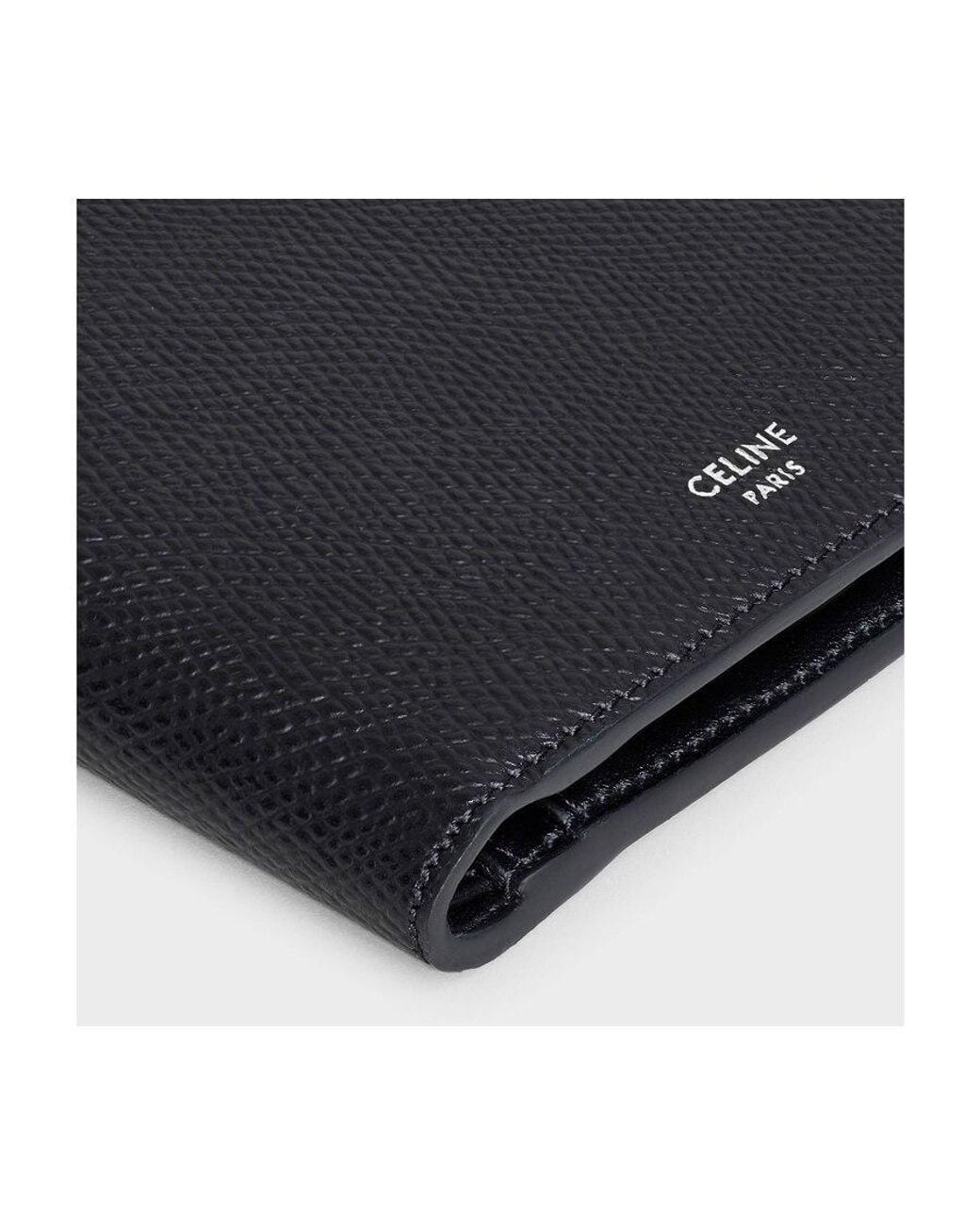 Céline Blue Bi-Fold Wallet With Coin Compartment for men